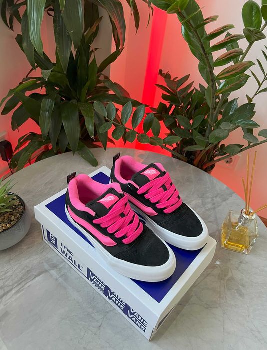 !ТРЕНД! Vans Knu Skool Black Pink 37 38 39 40 41
