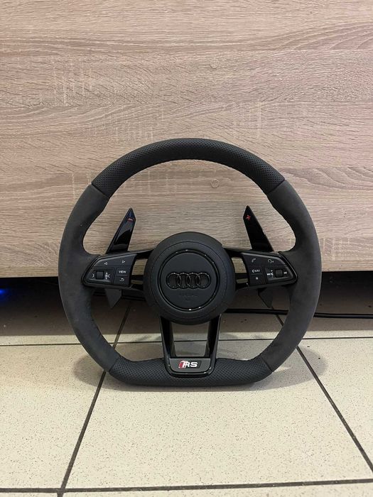 Volante Audi A3 8V A4 B8 TT 8J Q3 Q5 (S-Line / RS) Estilo R8