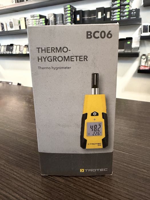 Miernik wilgotności i temperatury powietrza Termohigrometr Trotec BC06