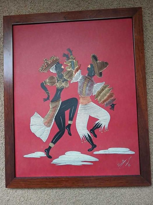 Quadro Original Arte Africana
