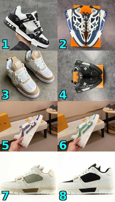 ВСІ КОЛЬОРИ‼️ Кросівки Louis Vuitton Trainer, Skate, swarowski / 36-46