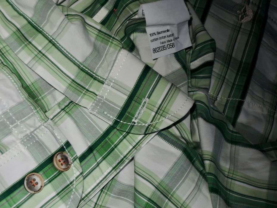 Koszula  Signum w kratkę długi rękaw 4XL