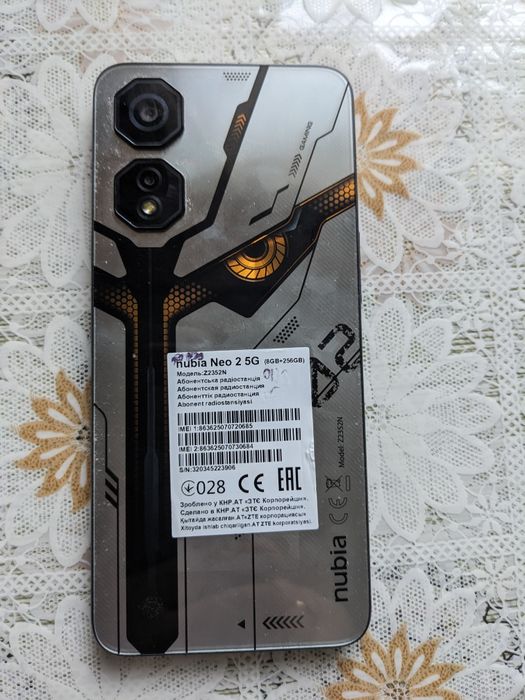 Продам телефон nubia Neo2 5G