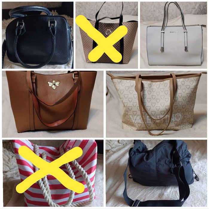 Сумка шопер,большая сумка Valentino, Mikhael Kors, River island,шкіряна сумочка