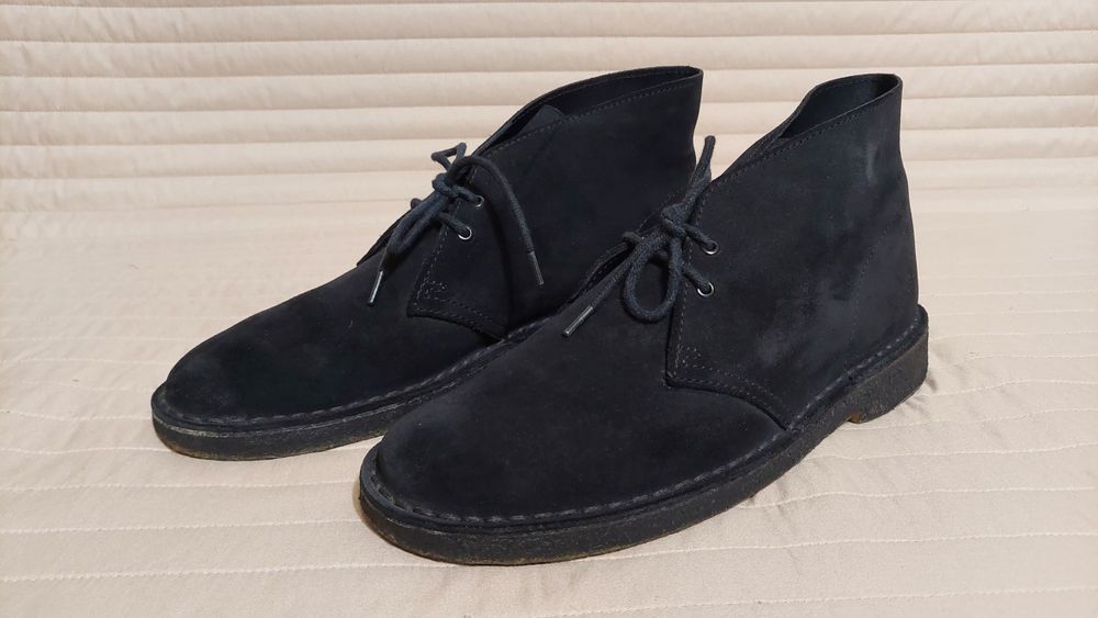Замшевые полуботинки Clarks Desert Boots