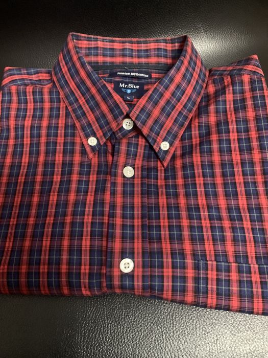 Camisa mr blue de manga comprida