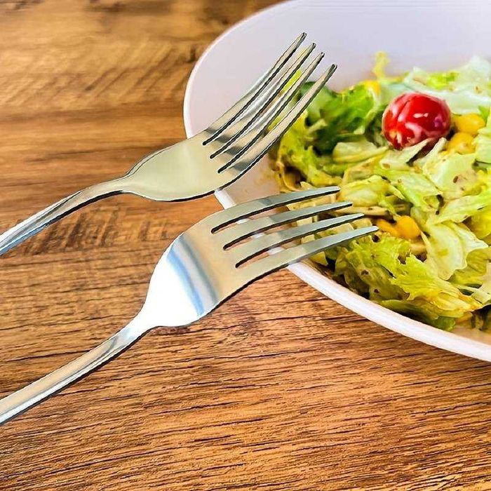 Zestaw 24 sztuk widelców ze stali nierdzewnej