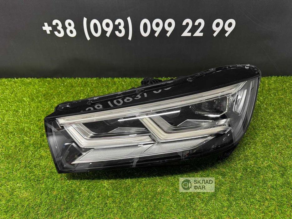 Фари оптика AUDI Q5 80A 2016-2021 FULL LED EU Фари до Ауді Ку5 80а дорестайлінг Фулл лед Європа - Гарантія 3 місяці, trade in, встановлення