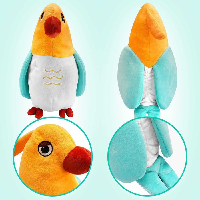 KONKY Pluszowa zabawka PAPUGA 31.5 CM maskotka PLUSZAK P725