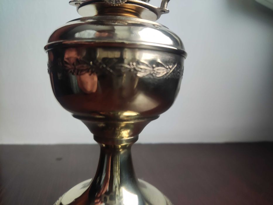 Stara francuska mini lampa naftowa "Paryżanka" nr 4