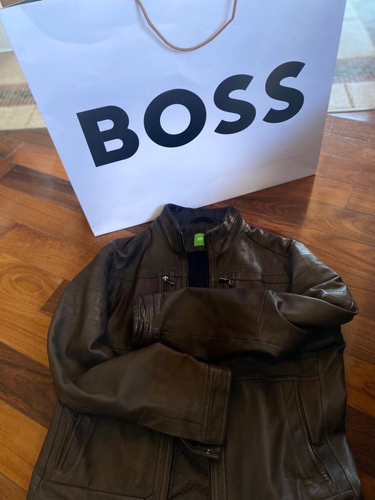 Hugo Boss шкіряна куртка