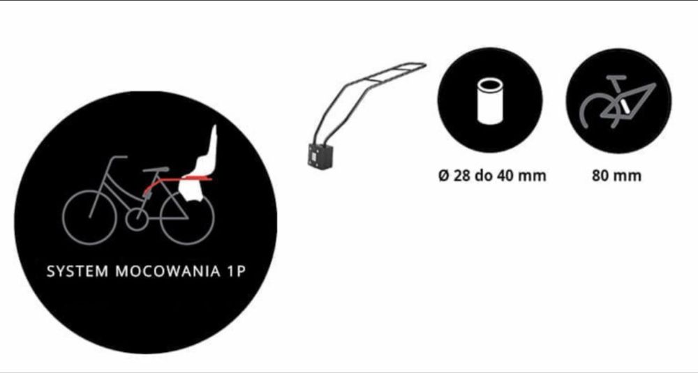 Fotelik rowerowy Bobike Exclusive Tour Plus