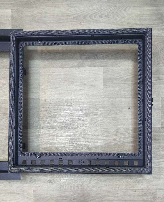 Дверця 55*55см для каміна зі склом, в камин дверца со стеклом каминная