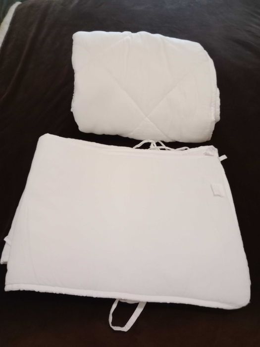 Segurança  Berço Proteção + Edredão Aquecimento,  Algodão 1,20 x 80 cm