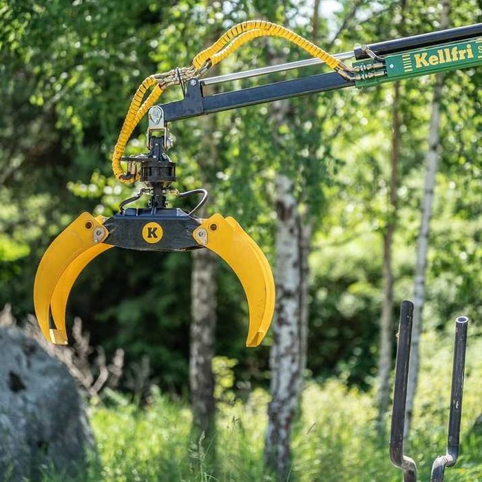 Chwytak do drewna drzewa na obrotnicę rotator