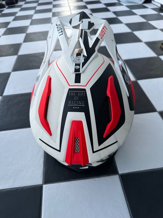 Мотошолом Just1 J18 + окуляри 100% racecraft