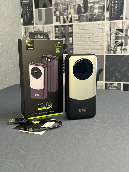 павербанк 20000mAh 22.5W, Power Bank King Power, повербанк, зовнішній акумулятор