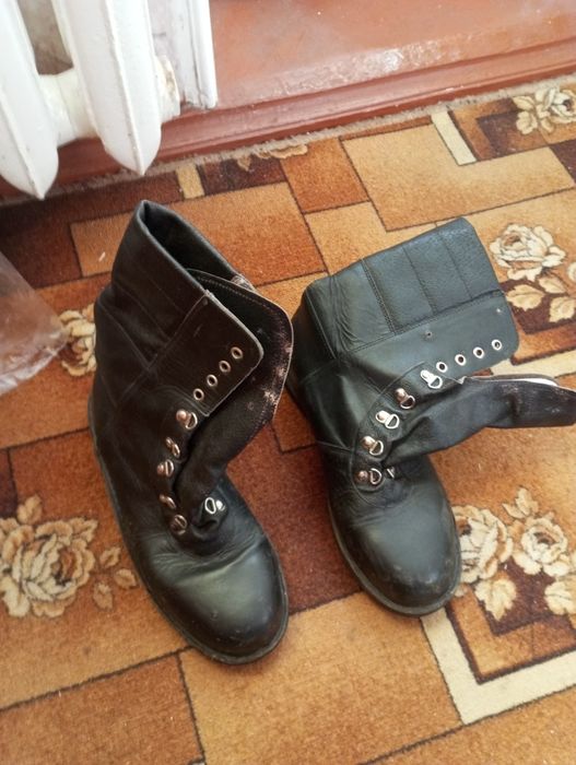 Берці армійські шкіряні