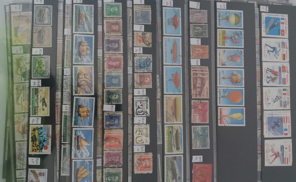 3170 selos vários de 1876 a 2008