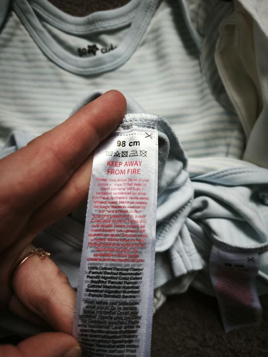 Комплект боді з 3х шт.  із довгим рукавчиком Pepco