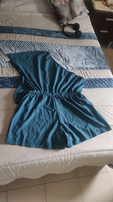 Macacão calção azul