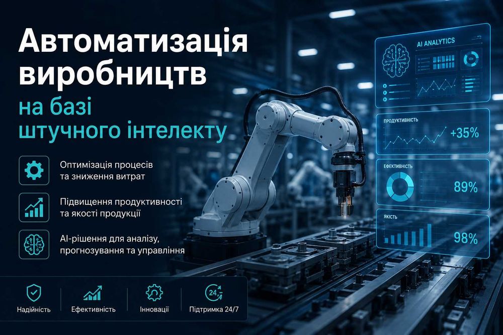 Автоматизація виробництва на базі штучного інтелекту