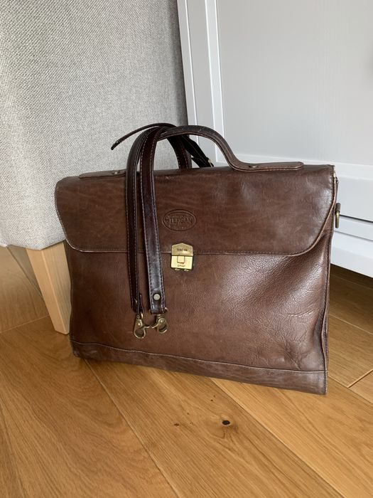 Портфель шкіряний для документів TERGAN, б/в