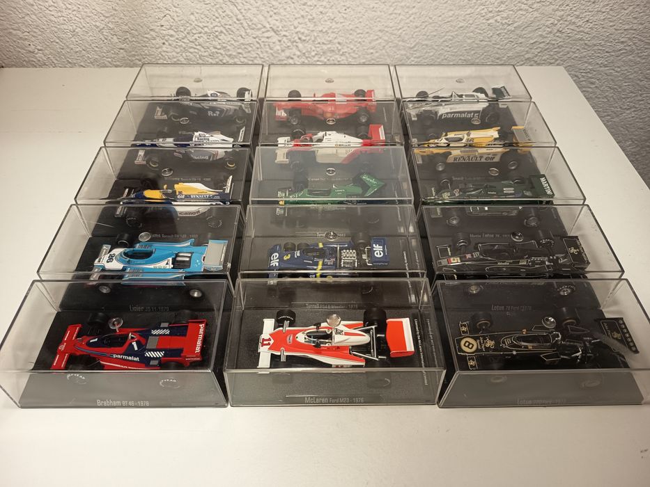 Coleção de miniaturas 1/43 da F1