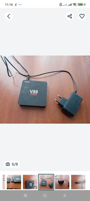 КомплектующиеДве Андроид-приставки 2 штуки:v88 mars 2/8 и x96 max 2/16