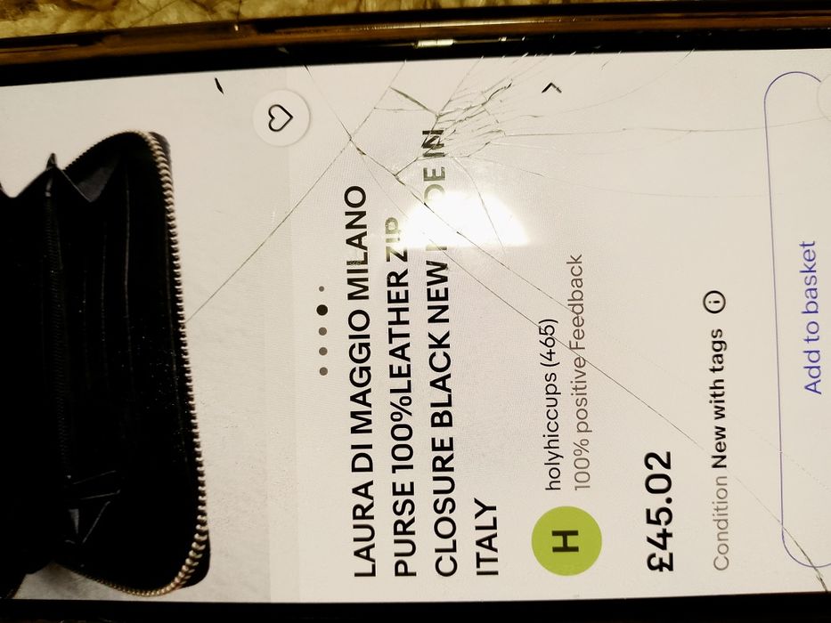 Кошелек Laura Di Maggio .100% кожа Италия Милан