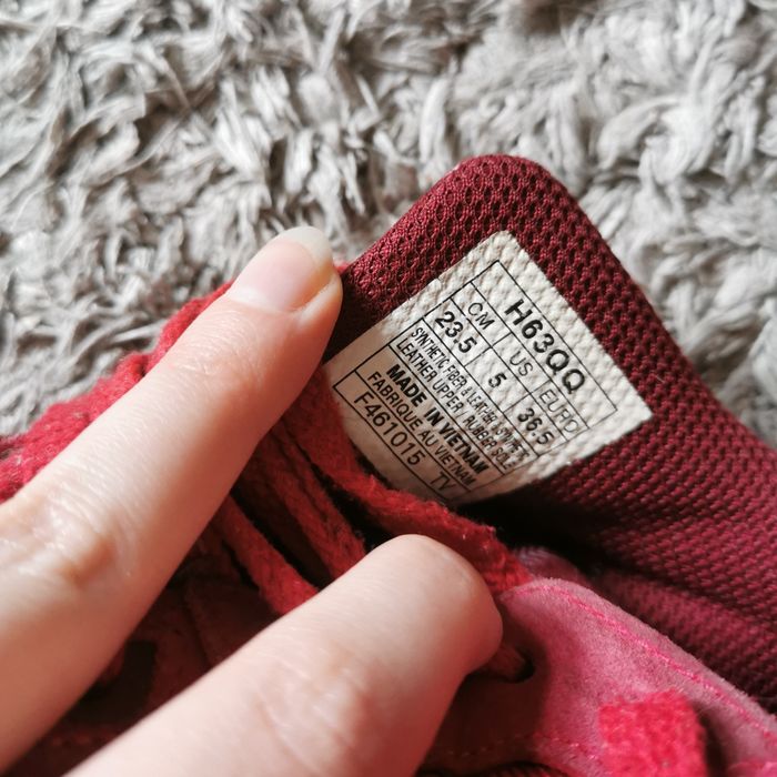 Czerwone buty asics gel lyte III