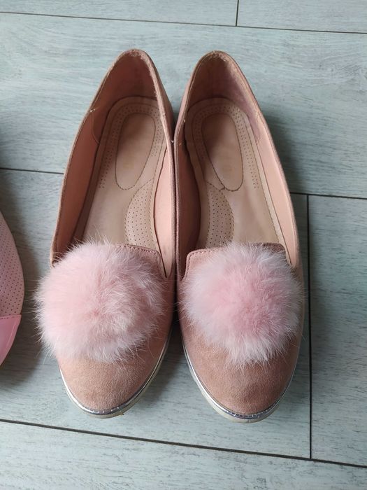 Buty damskie zestaw butów 4 pary 38 baleriny