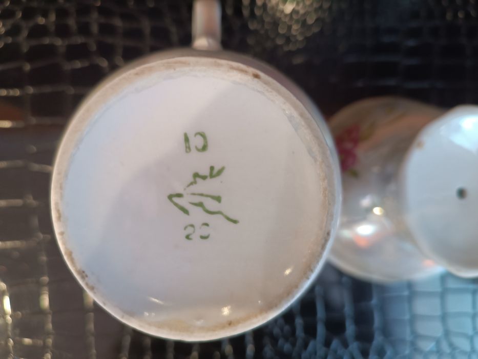 Кувшинчик молочник фарфор Городница сахарница перламутр Полонное СССР