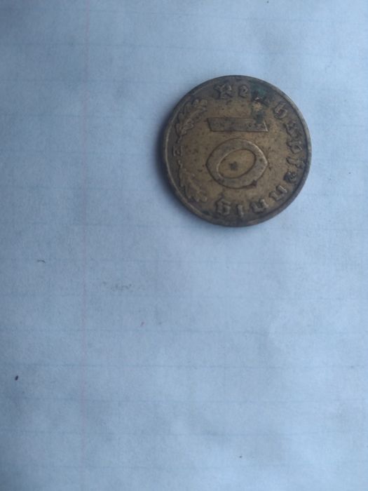 Moneta 10 reichspfennig 1938 Niemcy Rzesza