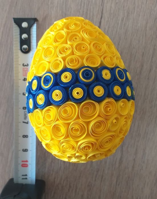 Jajko wielkanocne pisanka quilling RĘKODZIEŁO
