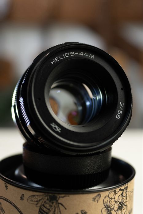 Helios-44M 58mm f/2 M42, 8 listków, testowany, swirly bokeh + dobierz adapter!