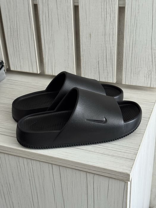 Сланцы оригинал Nike Calm Slide Black шлепанцы тапки