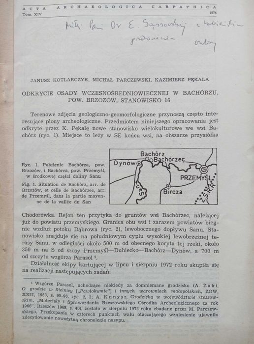Archeologia - 10 nadbitek z  autografami autorów. Od lat 60.