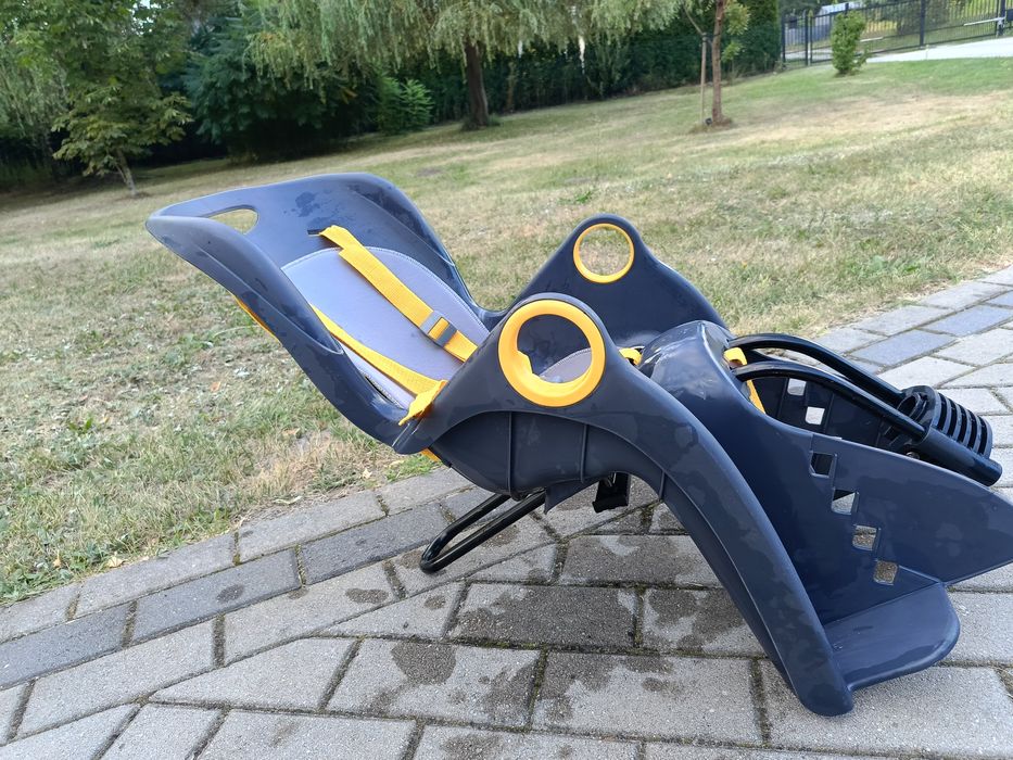 Fotelik rowerowy do 25kg stan idealny