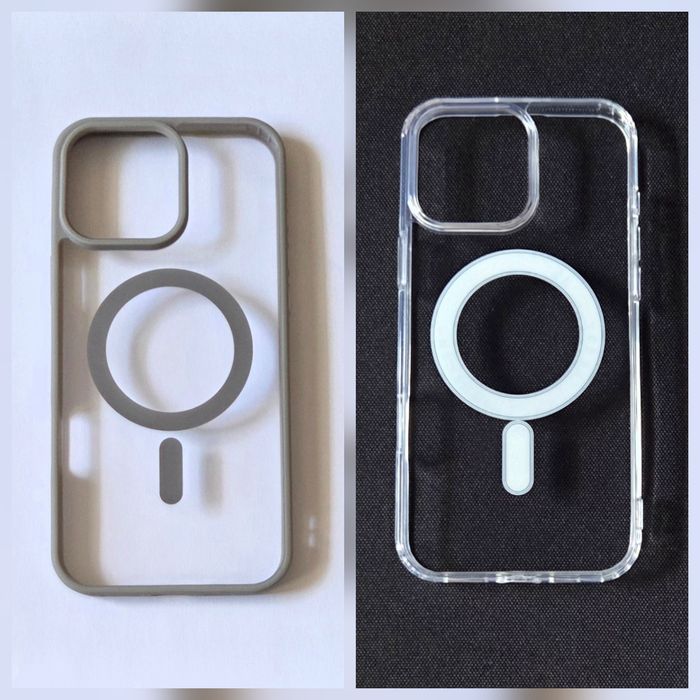 Etui/case klasyczne i szare z magsafe na iPhone'a 16 pro max darmowa dostawa Inpost