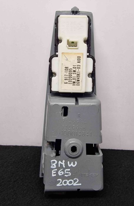 Comando / Botão / Interruptor Vidros Trás Direito 6917108 - BMW 7