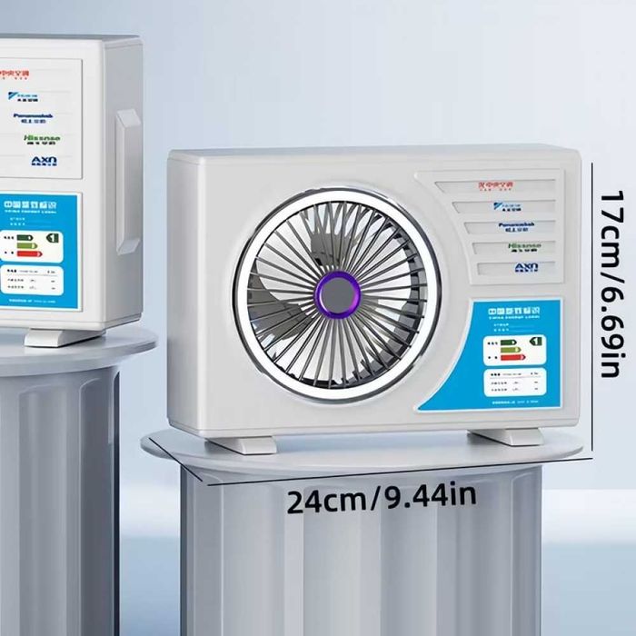 Портативный настольный аккумуляторный вентилятор охладитель Air Conditioning Fan