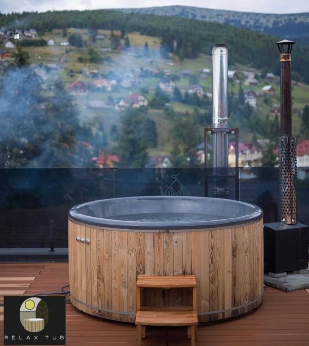 Чан Баня Офуро. Карпатський чан з джакузі.