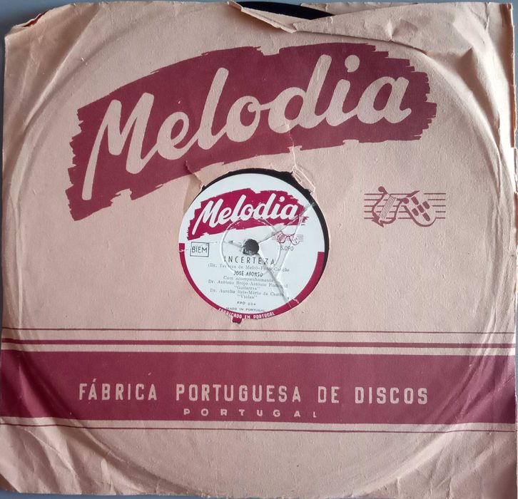 José Afonso	- - - - -	Contos Velhinhos / Incerteza	- - - - -	Single