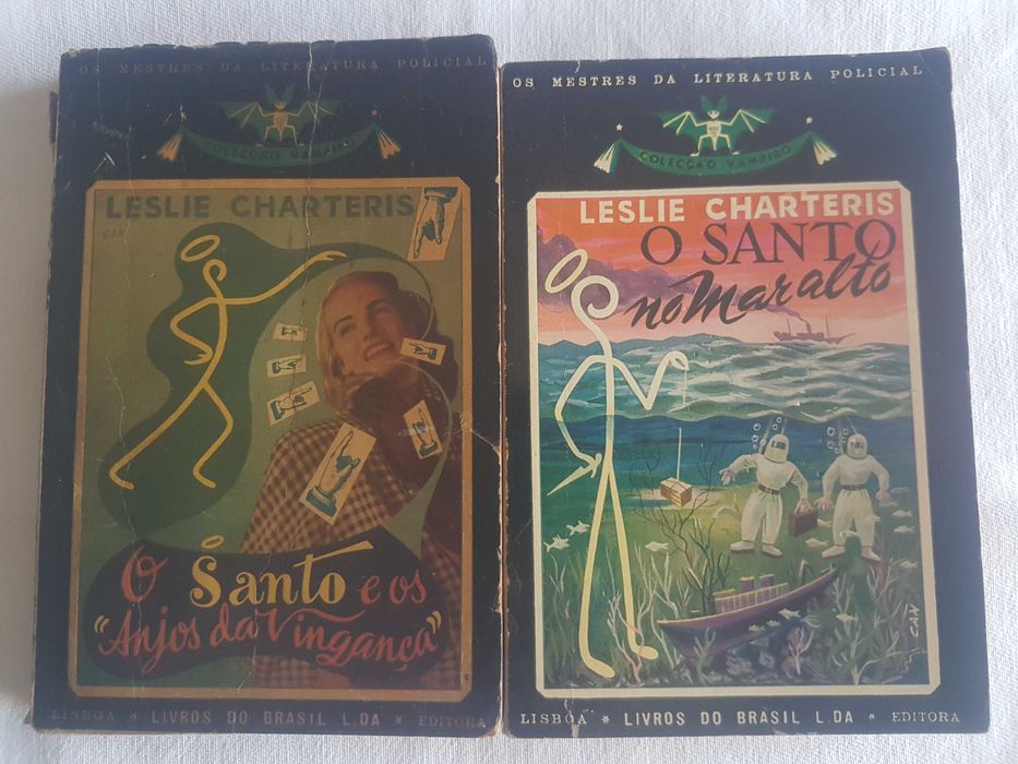 2 Livros Colecção Vampiro - Leslie  Charteris - 1 euro a unidade