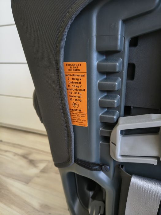 Fotelik Britax Romer  Evolva 123 9-36kg