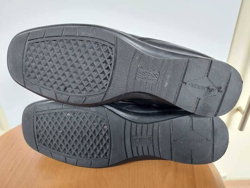 Skórzane półbuty Dunnes rozm. 36,5 wkładka 23 cm