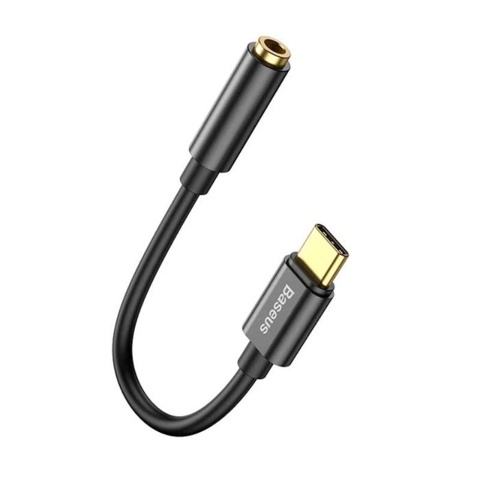 Przejściówka USB-C do Gniazda Jack 3.5mm Adapter Kabel Przewód Baseus