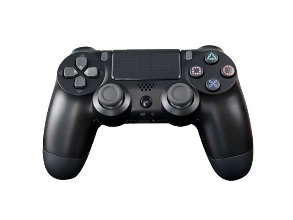 Comando Sem Fios Compatível com PS4, PC e Android – Bluetooth DualShock com Vibração e Cabo Incluído | Cor Preto