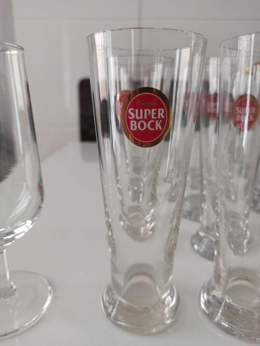 Copos imperial 20cl super Bock, Tuborg, Calsberg